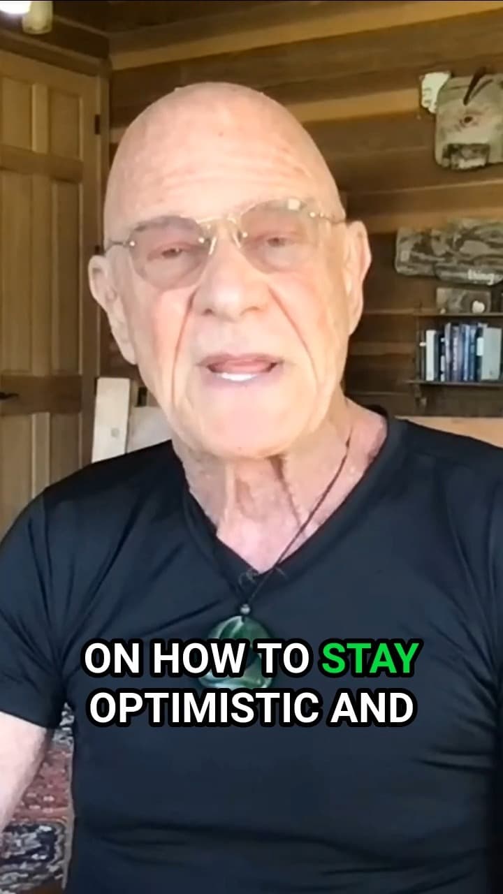 How I stay optimistic at age 85